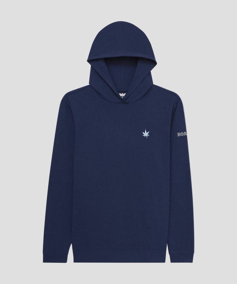 NEW BOAST men's greenwich sport hoodie in navy heather